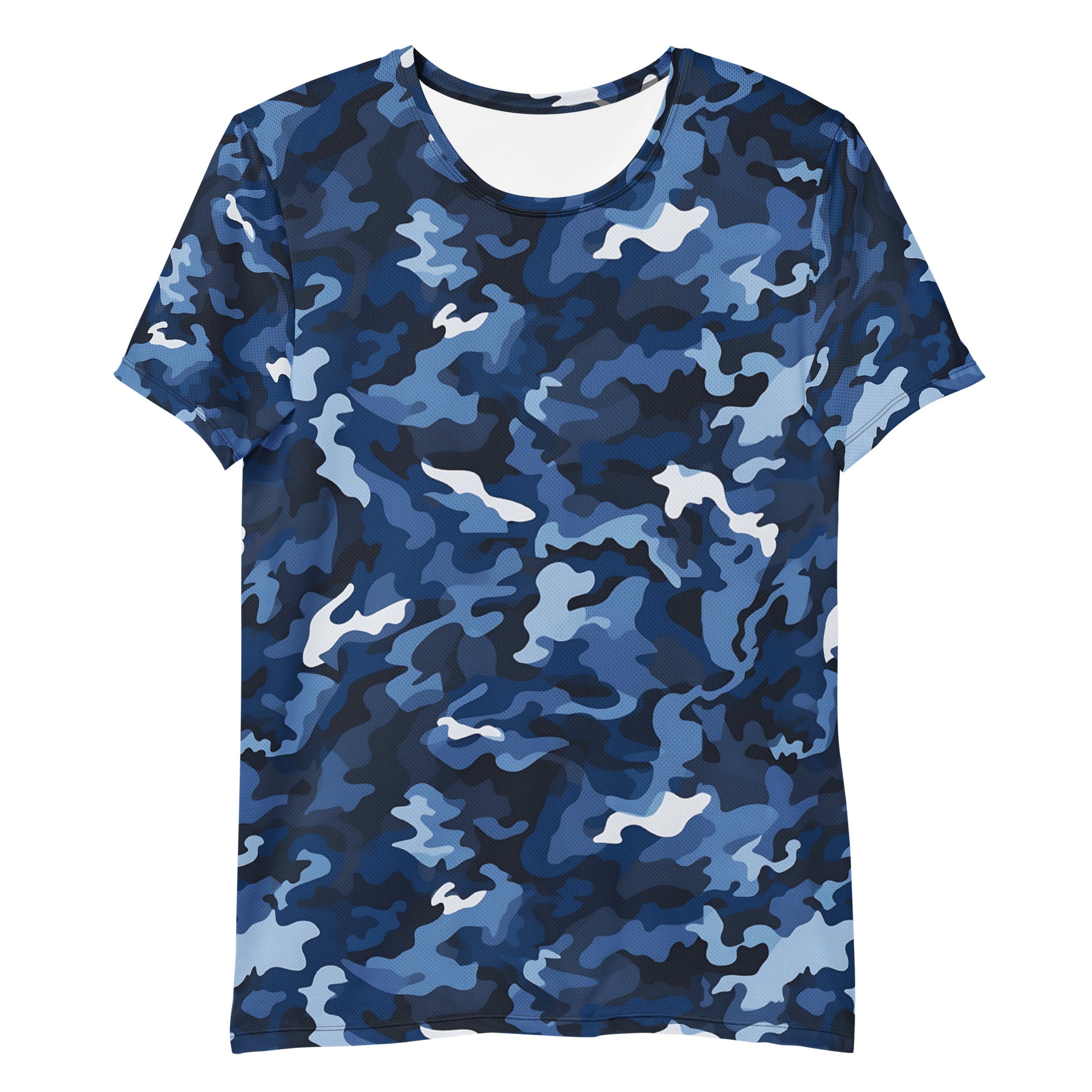 Blue Camouflage v3 Sport-T-Shirt für Herren Sport T-Shirt JLR Design