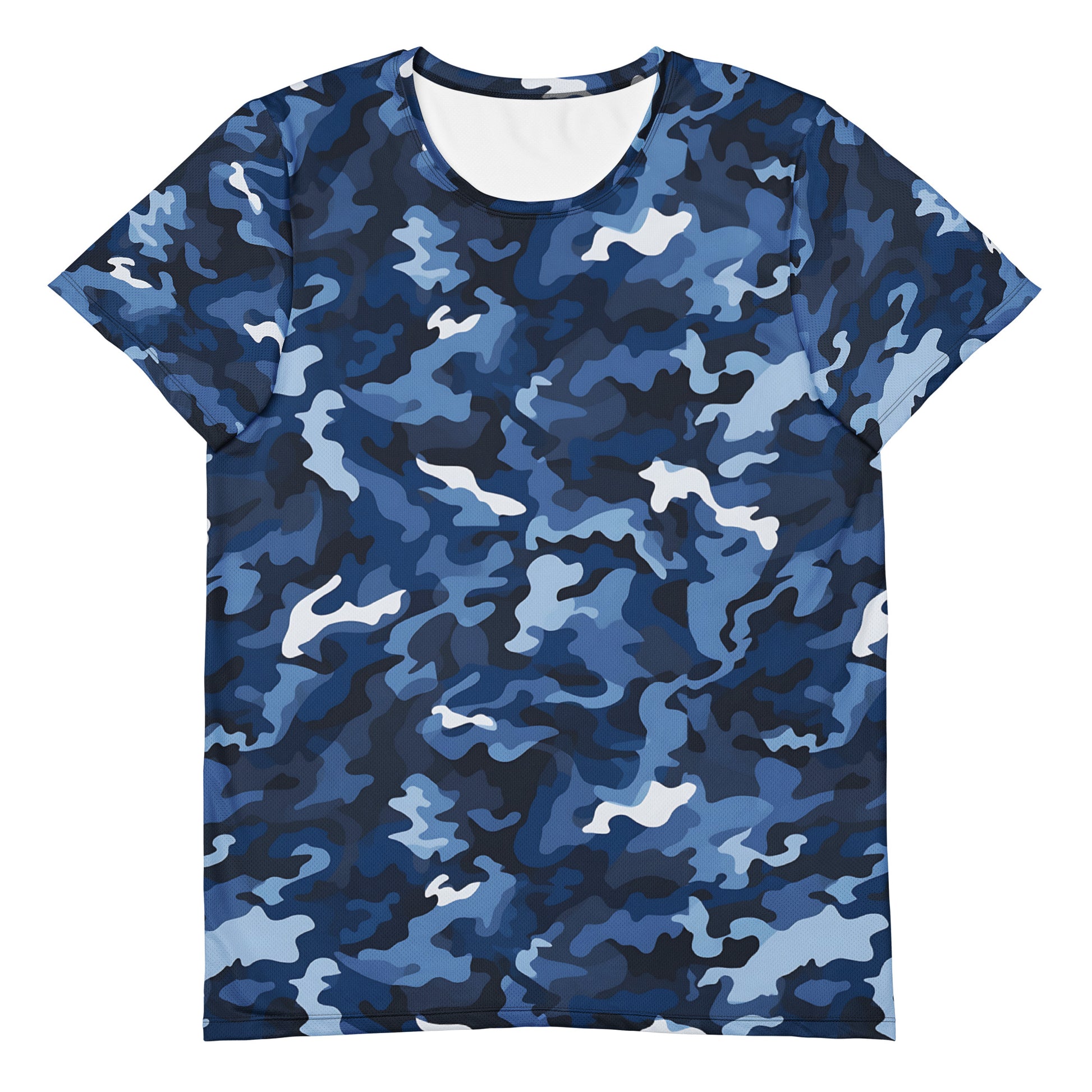 Blue Camouflage v3 Sport-T-Shirt für Herren Sport T-Shirt JLR Design