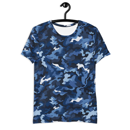 Blue Camouflage v3 Sport-T-Shirt für Herren Sport T-Shirt JLR Design