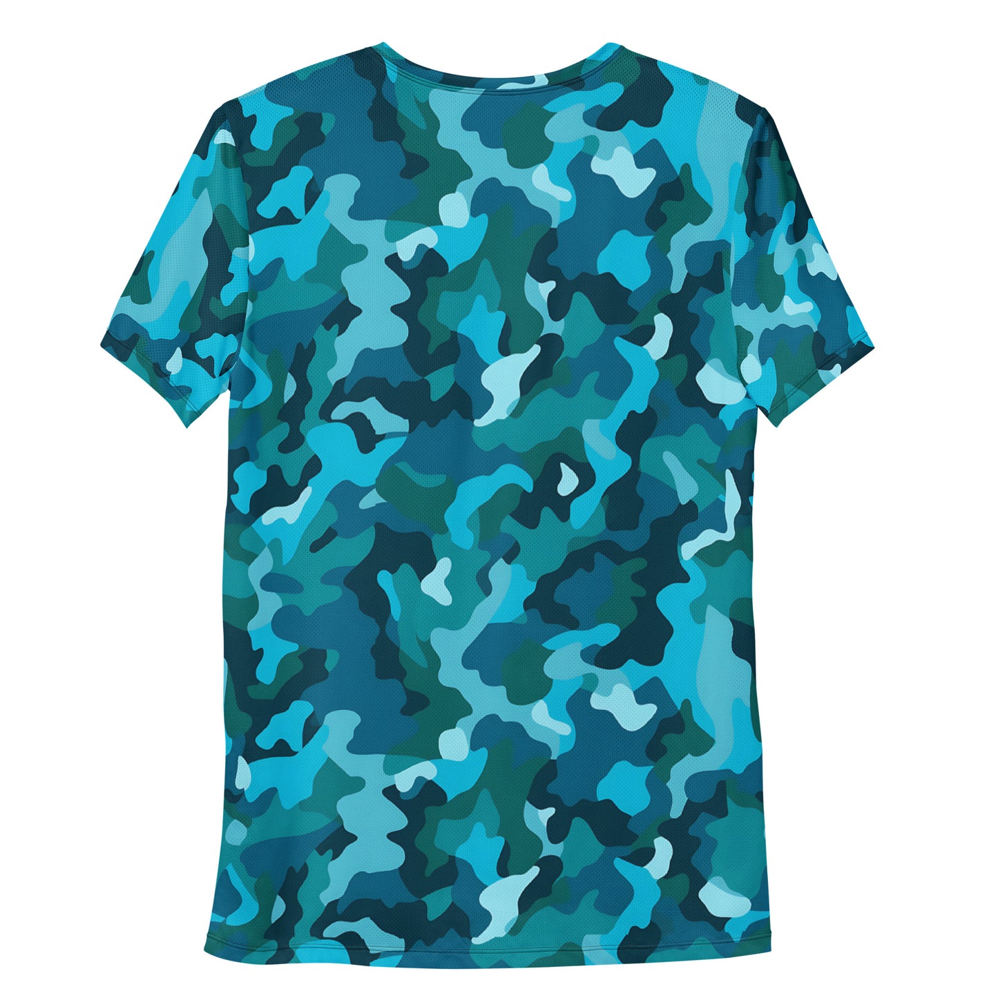 Blue Camouflage v4 Sport-T-Shirt für Herren Sport T-Shirt JLR Design