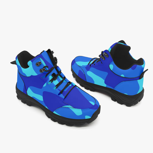 Blue Camouflage Winter Stiefel Winter Stiefel JLR Design