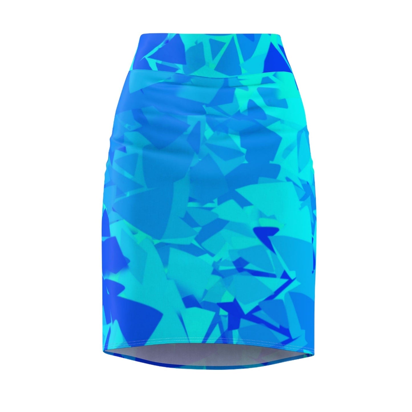 Blue Crystal Bleistiftrock Bleistiftrock 74.99 All Over Print, AOP, AOP Clothing, Assembled in the USA, Assembled in USA, Bleistiftrock, Blue, Crystal, Made in the USA, Made in USA, Skirts & Dresses, Sublimation, Women's Clothing JLR Design