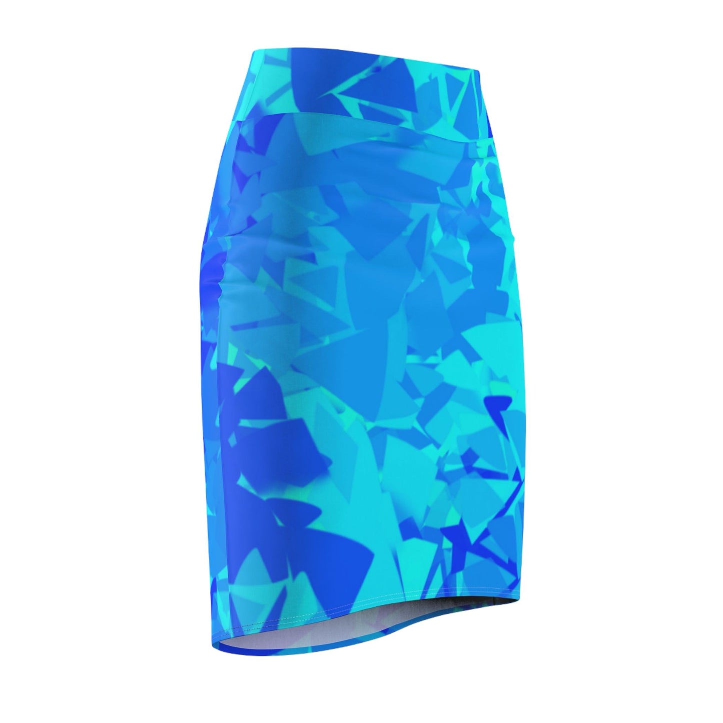 Blue Crystal Bleistiftrock Bleistiftrock 74.99 All Over Print, AOP, AOP Clothing, Assembled in the USA, Assembled in USA, Bleistiftrock, Blue, Crystal, Made in the USA, Made in USA, Skirts & Dresses, Sublimation, Women's Clothing JLR Design