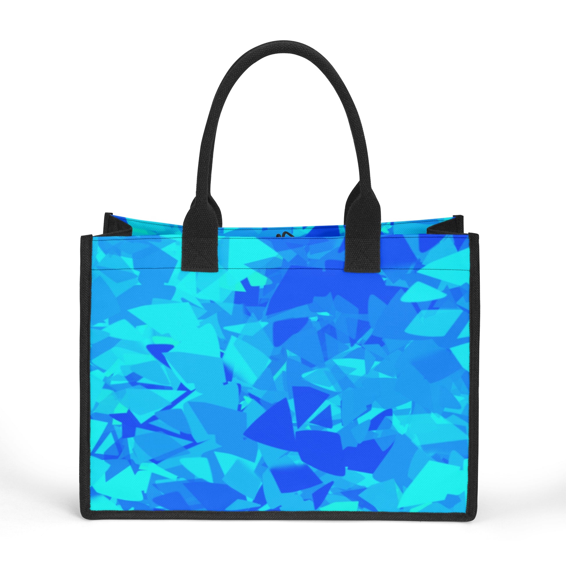 Blue Crystal Canvas Shopper Tasche Einkaufstasche JLR Design