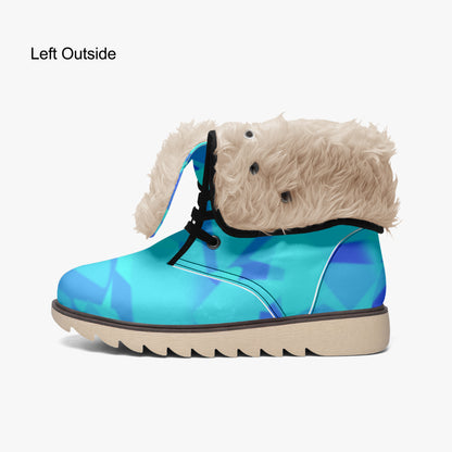 Blue Crystal Chic Boots mit Plüschfutter Stiefel JLR Design