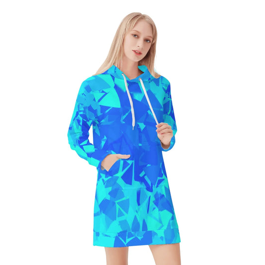blue-crystal-velvet-hoodie-dress-hoodiekleid-jlr-design-17257 - JLR Design