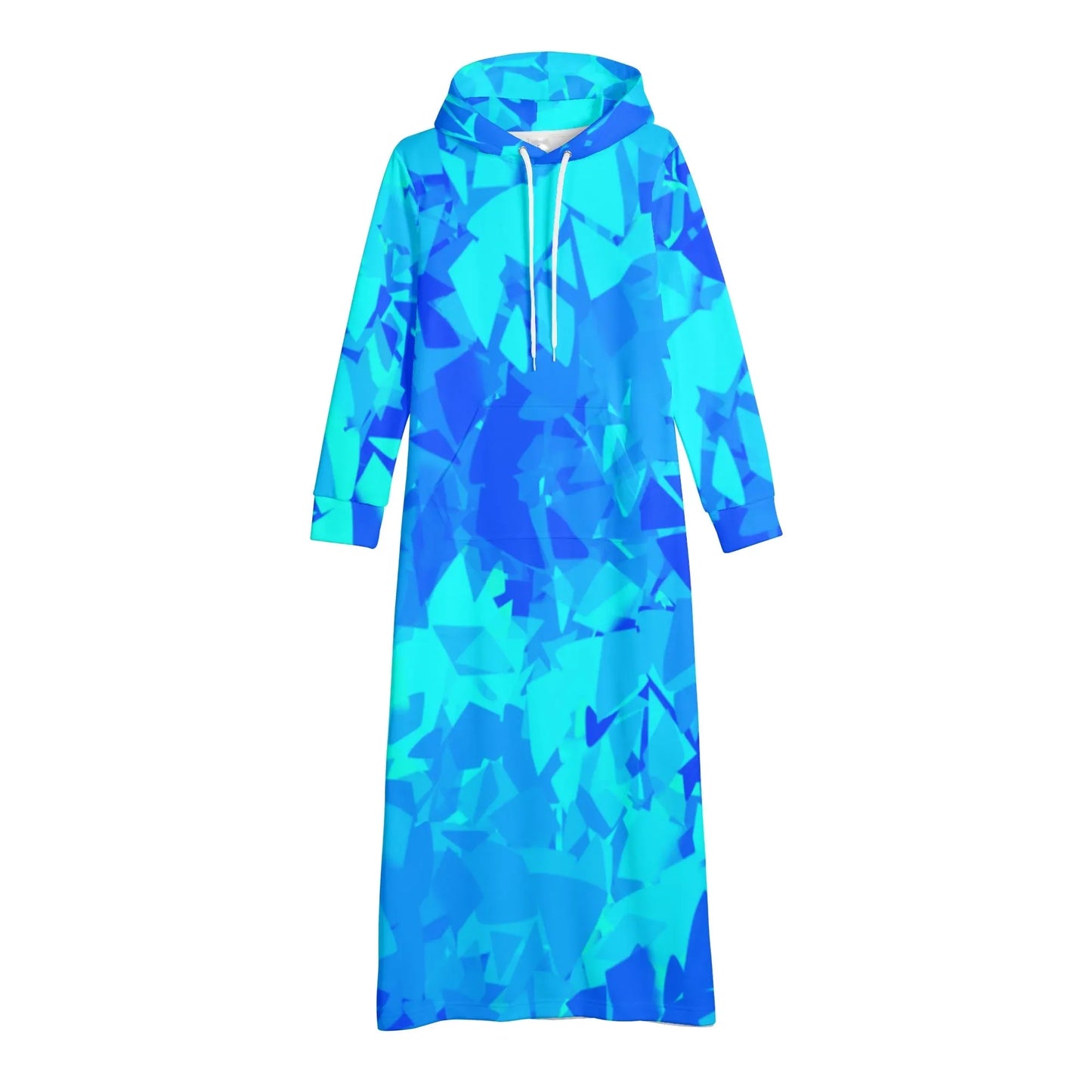 blue-crystal-bequemes-leichtes-hoodie-kleid-hoodiekleid-jlr-design-17224 - JLR Design