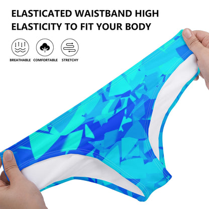 Blue Crystal Damen Slip Damen Slip JLR Design