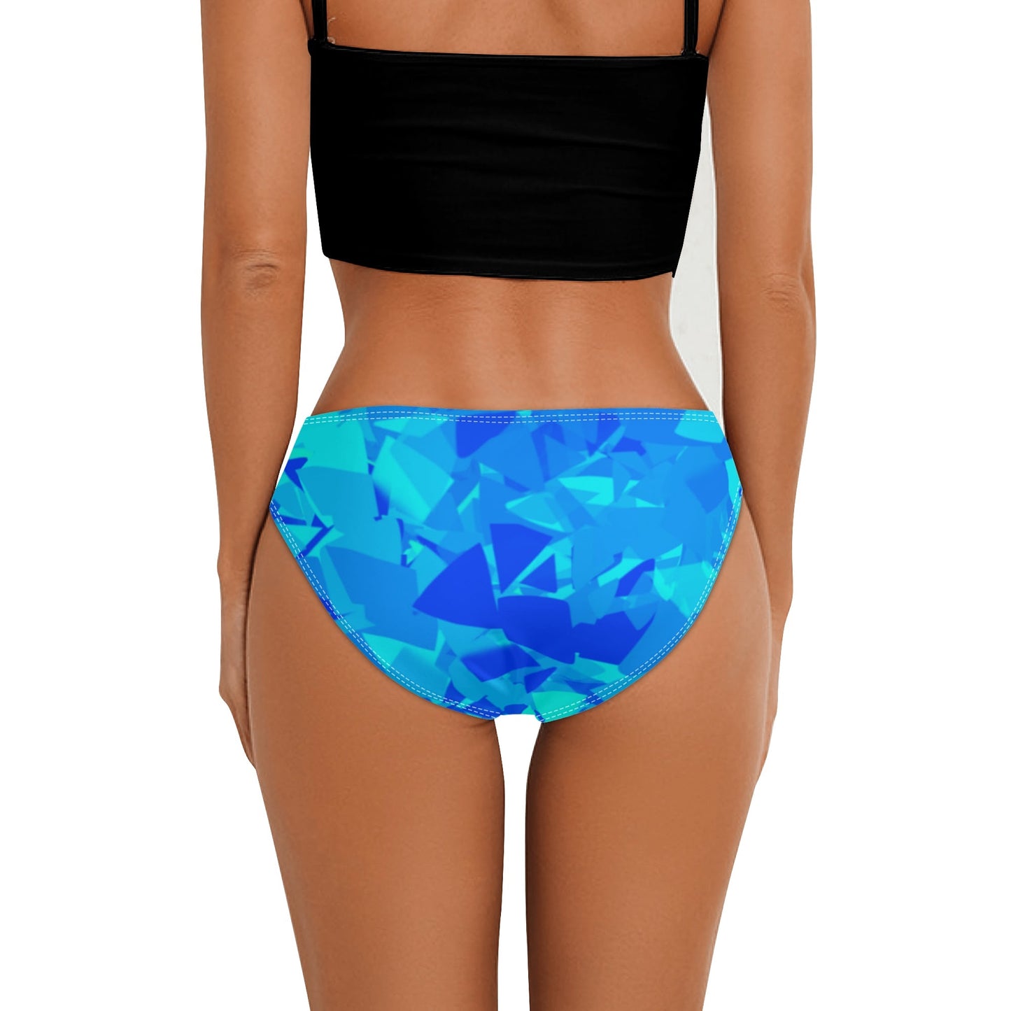 Blue Crystal Damen Slip Damen Slip JLR Design