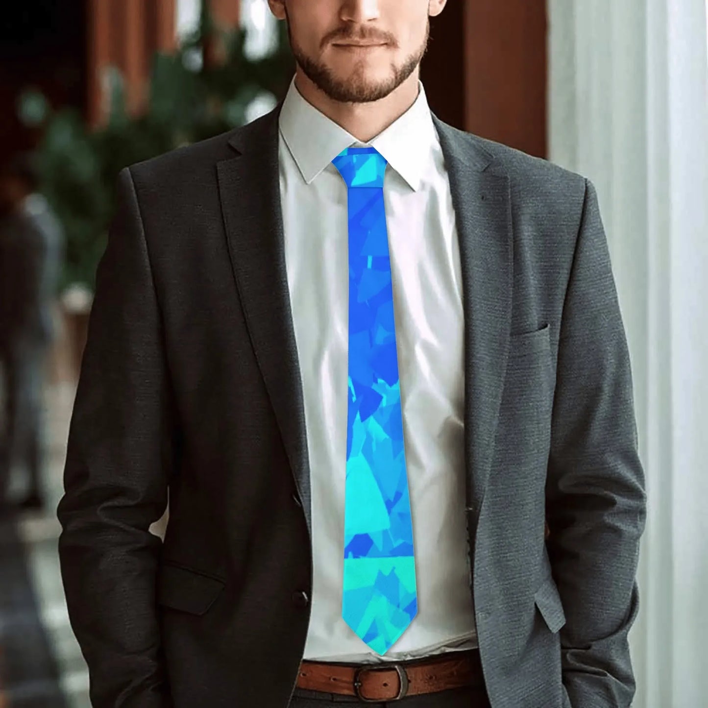 blue-crystal-krawatte-krawatte-jlr-design-62277 - JLR Design