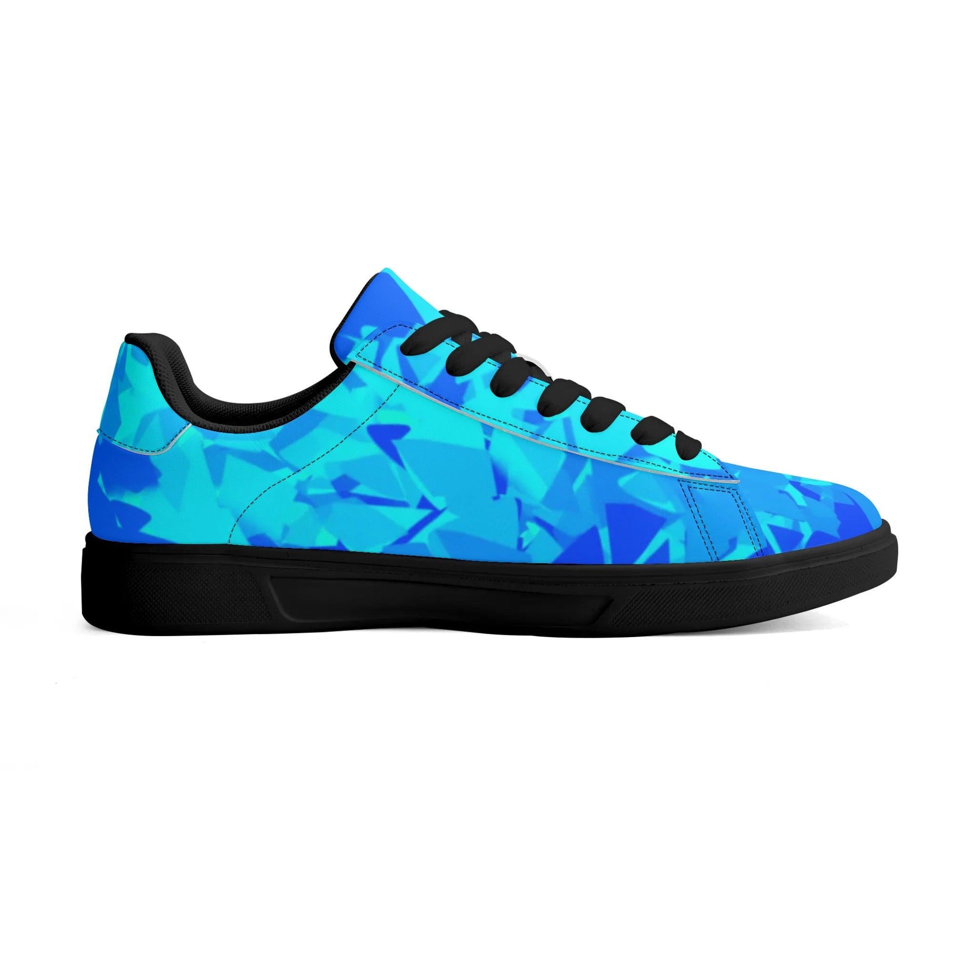 Blue Crystal Low Top Leather Sneaker Low Top Sneaker 83.99 Blue, Crystal, Leather, Low, Sneaker, Top JLR Design