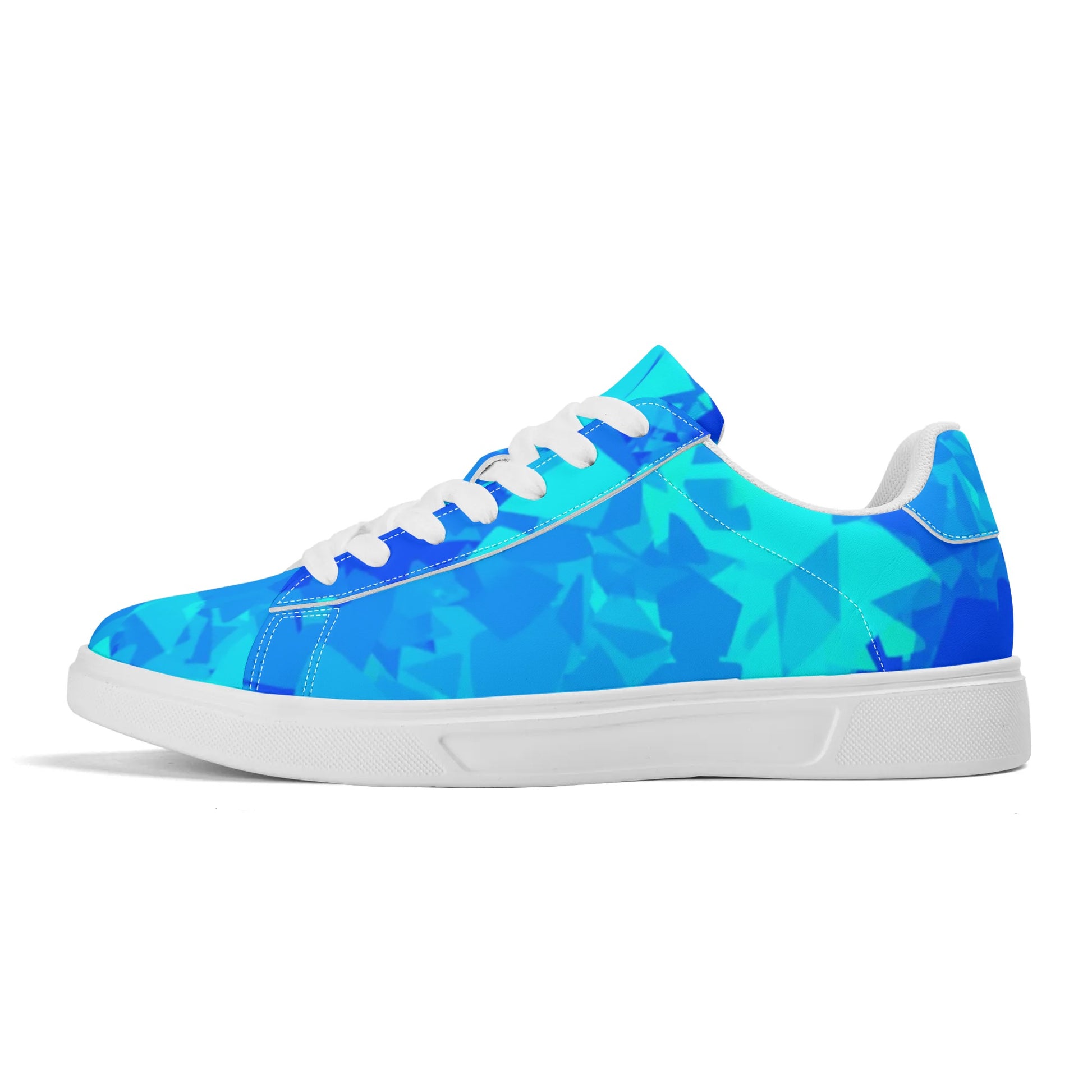 Blue Crystal Low Top Leather Sneaker Low Top Sneaker 83.99 Blue, Crystal, Leather, Low, Sneaker, Top JLR Design