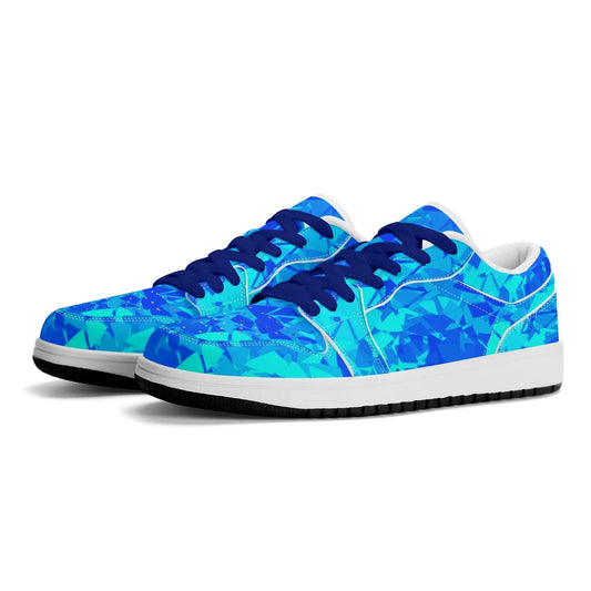 blue-crystal-low-top-leder-sneaker-fur-damen-sneaker-jlr-design-56530 - JLR Design
