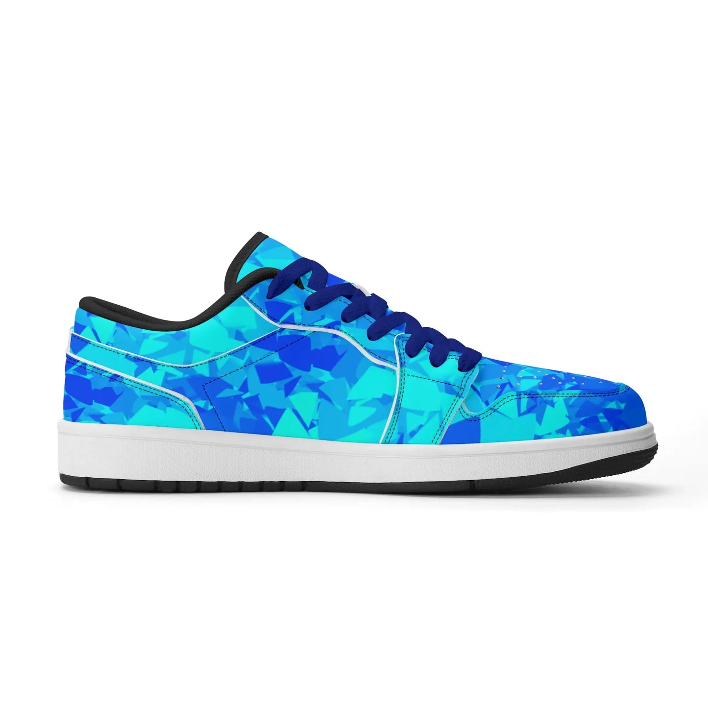 blue-crystal-low-top-leder-sneaker-fur-damen-sneaker-jlr-design-64050 - JLR Design