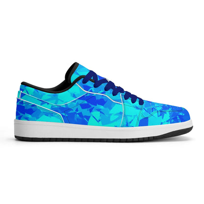 blue-crystal-low-top-leder-sneaker-fur-damen-sneaker-jlr-design-37422 - JLR Design