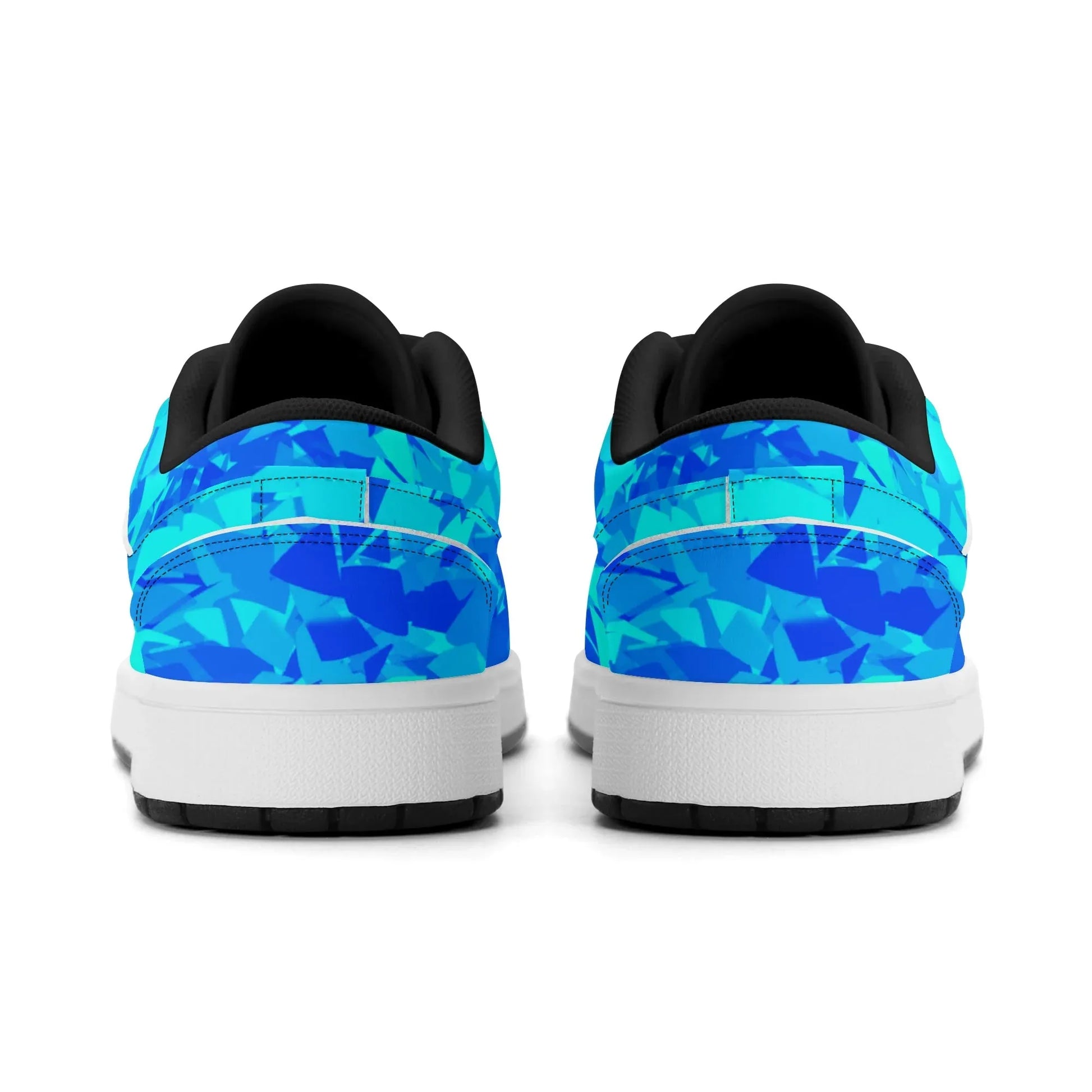 blue-crystal-low-top-leder-sneaker-fur-damen-sneaker-jlr-design-23107 - JLR Design