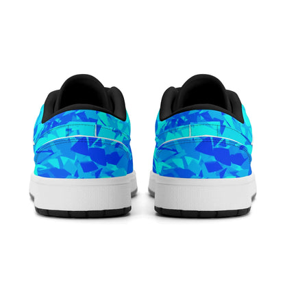 blue-crystal-low-top-leder-sneaker-fur-damen-sneaker-jlr-design-23107 - JLR Design