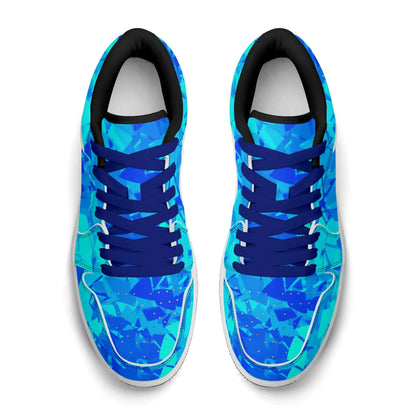 blue-crystal-low-top-leder-sneaker-fur-damen-sneaker-jlr-design-74347 - JLR Design