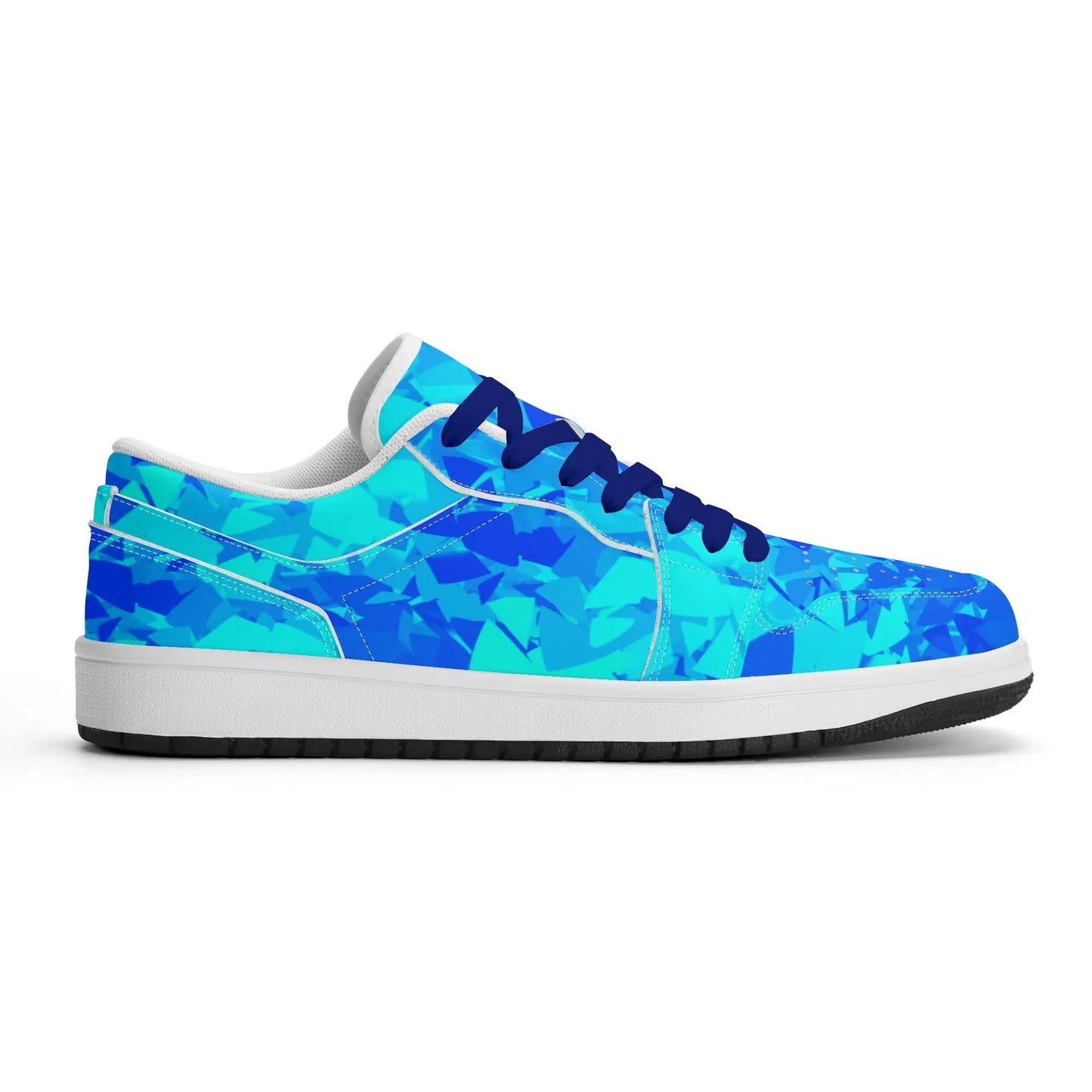 blue-crystal-low-top-leder-sneaker-fur-damen-sneaker-jlr-design-91494 - JLR Design