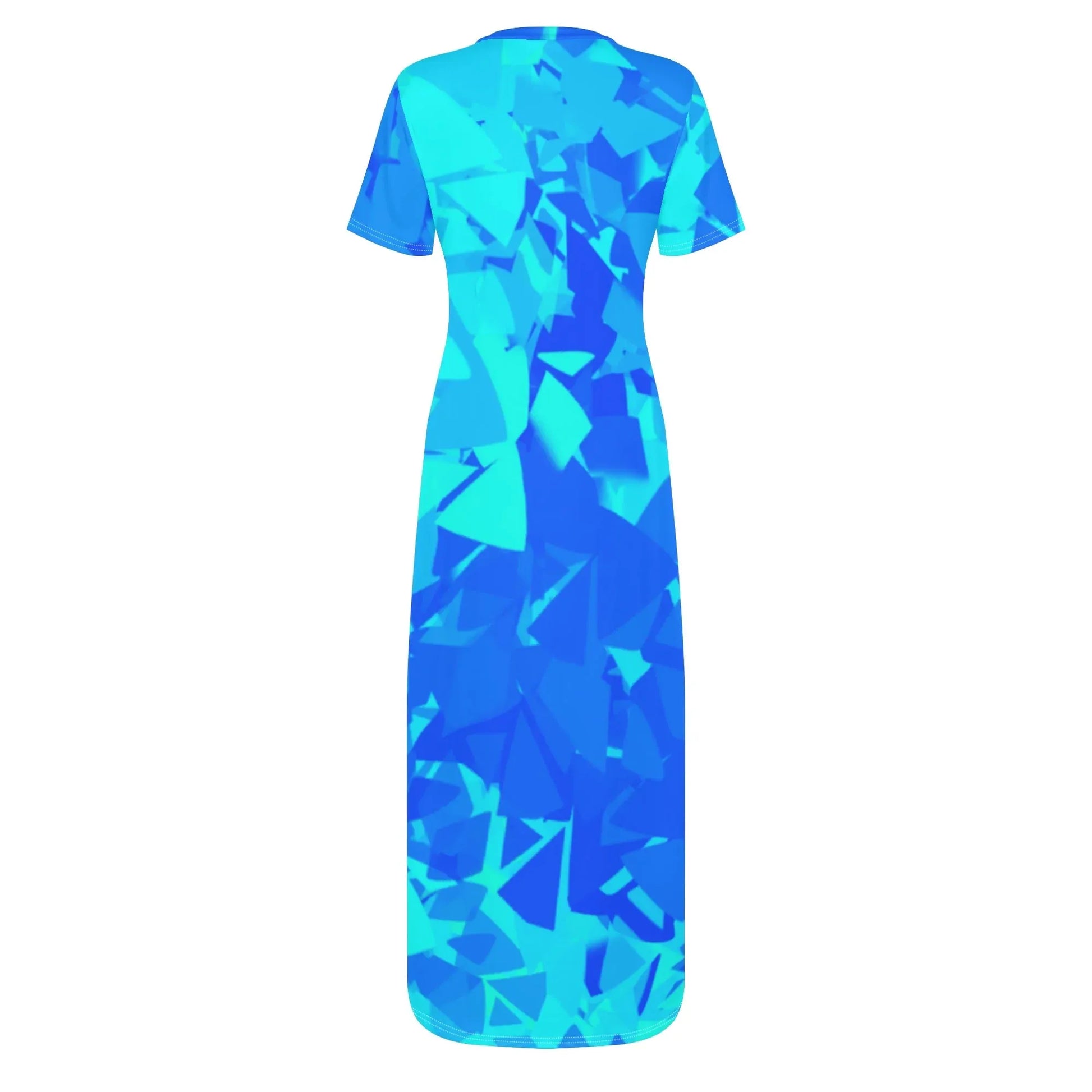 blue-crystal-short-sleeve-long-dress-long-dress-jlr-design-43380 - JLR Design