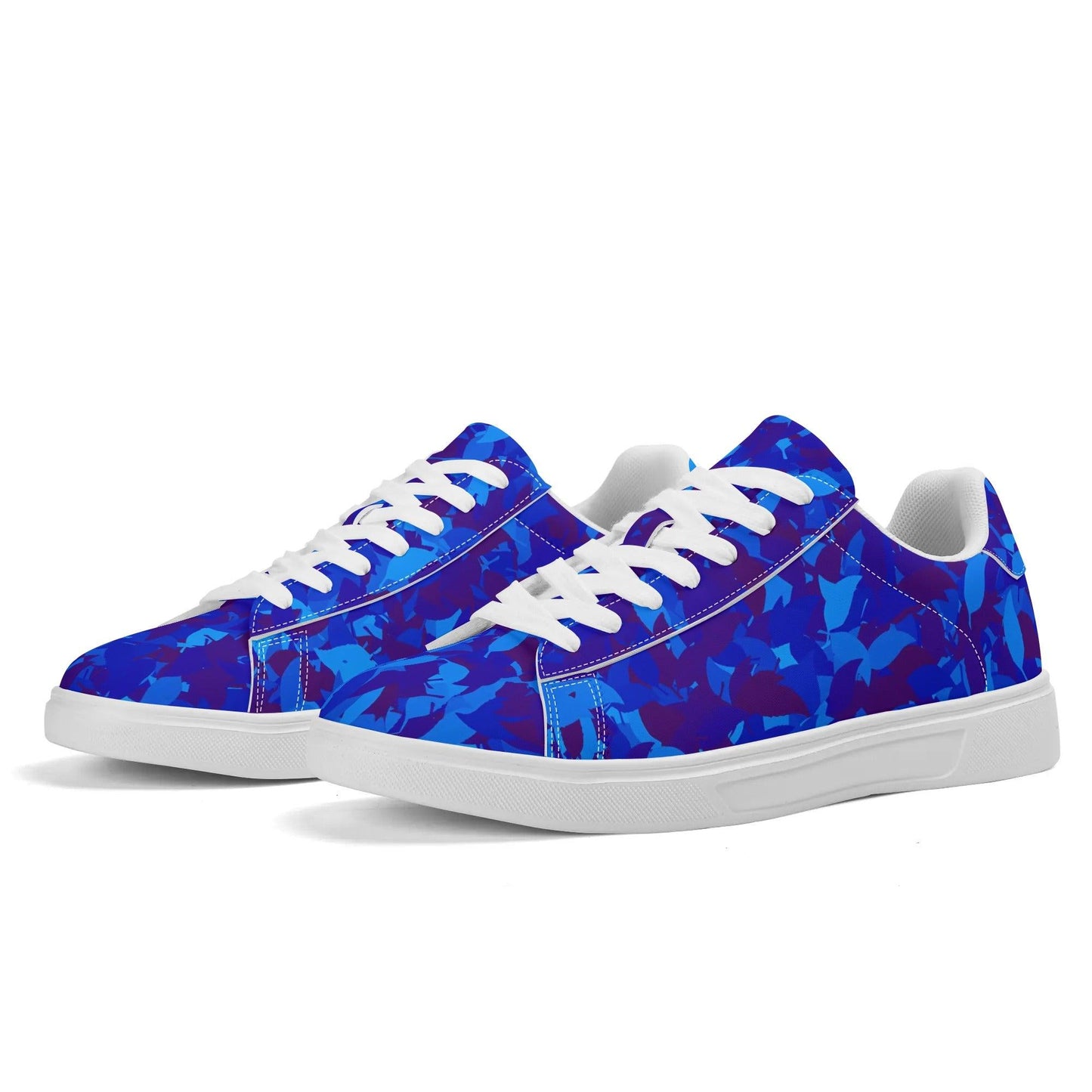 Blue Leaf Low Top Leather Sneaker Low Top Sneaker 83.99 Blue, Leaf, Leather, Low, Sneaker, Top JLR Design