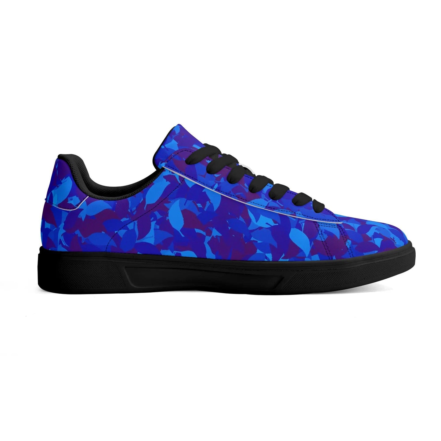 Blue Leaf Low Top Leather Sneaker Low Top Sneaker 83.99 Blue, Leaf, Leather, Low, Sneaker, Top JLR Design