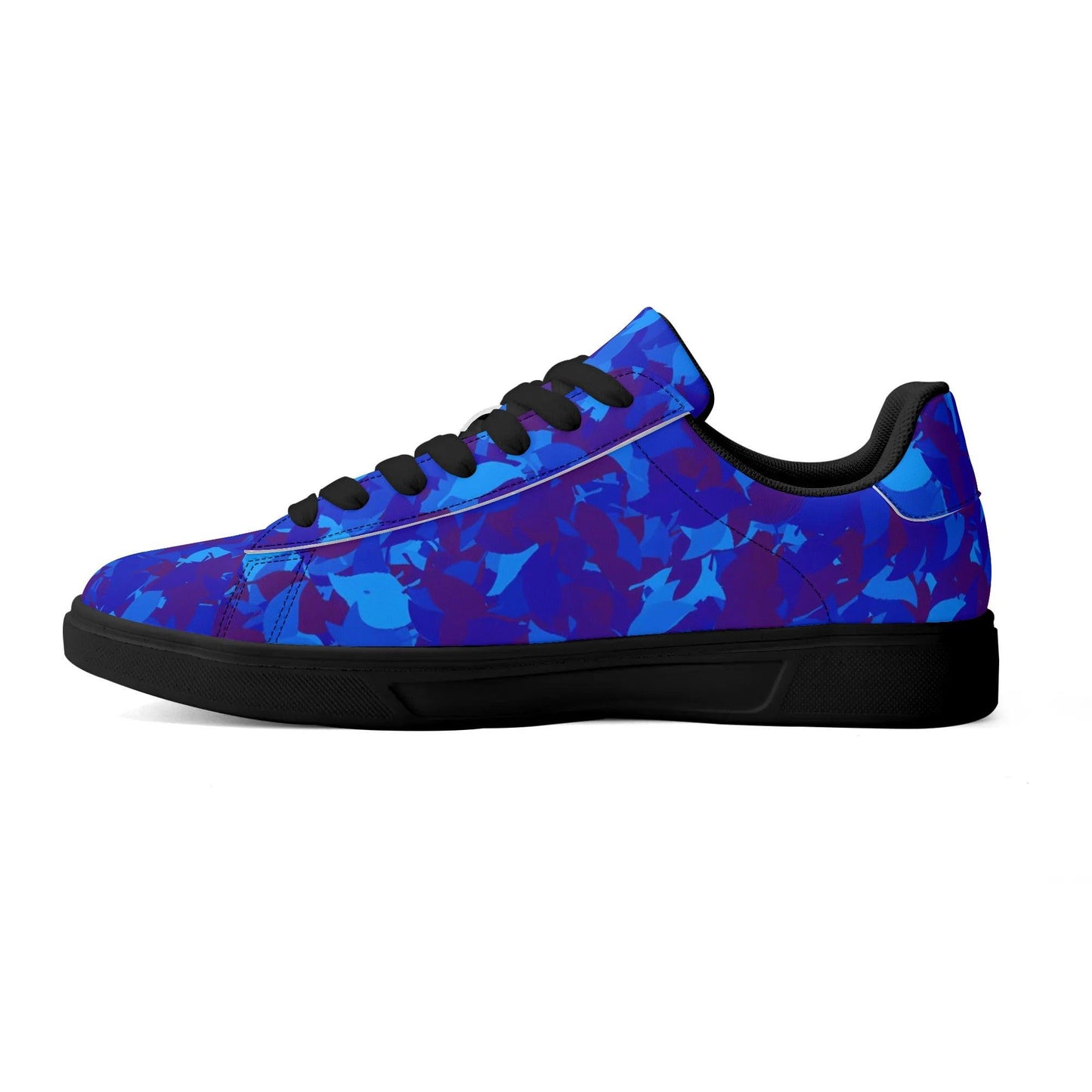 Blue Leaf Low Top Leather Sneaker Low Top Sneaker 83.99 Blue, Leaf, Leather, Low, Sneaker, Top JLR Design