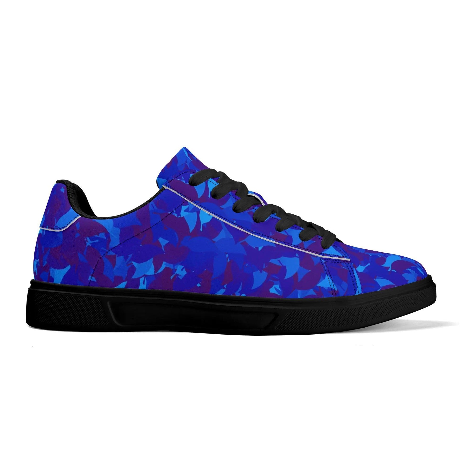 Blue Leaf Low Top Leather Sneaker Low Top Sneaker 83.99 Blue, Leaf, Leather, Low, Sneaker, Top JLR Design