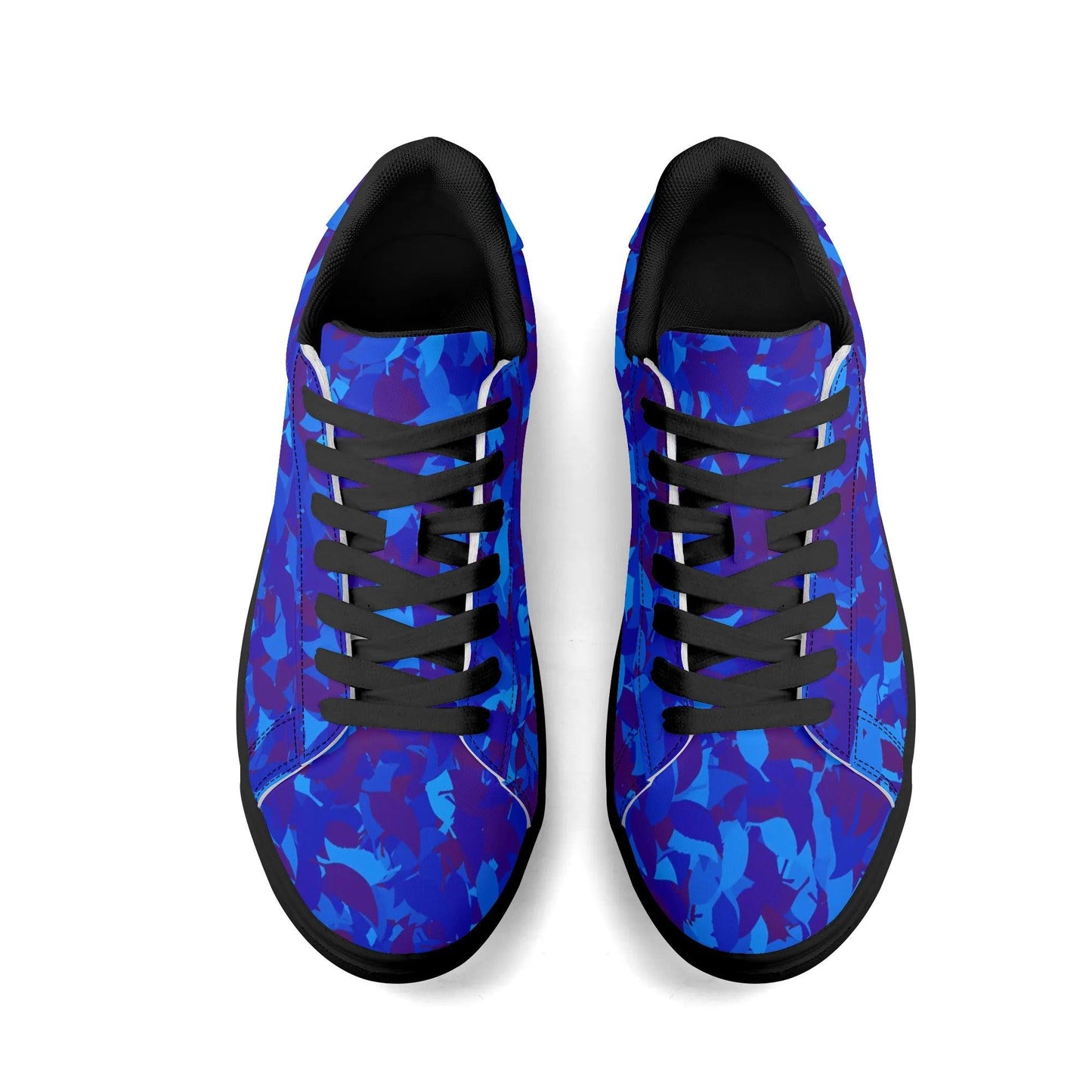 Blue Leaf Low Top Leather Sneaker Low Top Sneaker 83.99 Blue, Leaf, Leather, Low, Sneaker, Top JLR Design