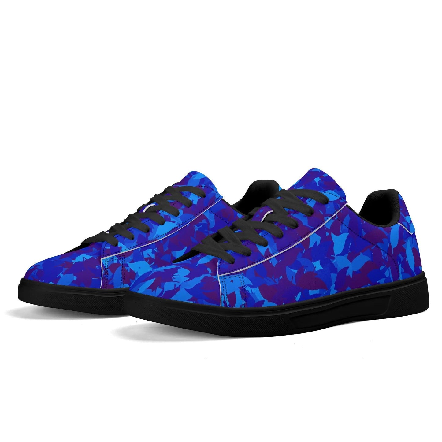 Blue Leaf Low Top Leather Sneaker Low Top Sneaker 83.99 Blue, Leaf, Leather, Low, Sneaker, Top JLR Design