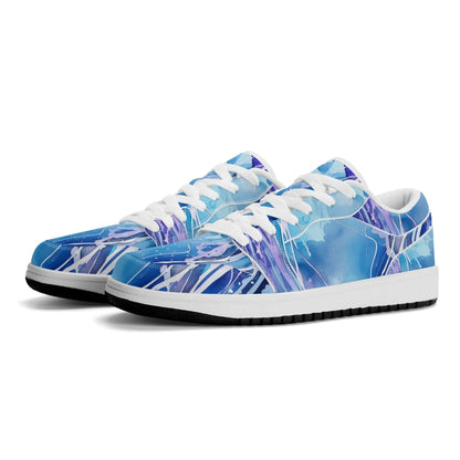 blue-sea-low-top-leder-sneaker-fur-damen-sneaker-jlr-design-81979 - JLR Design