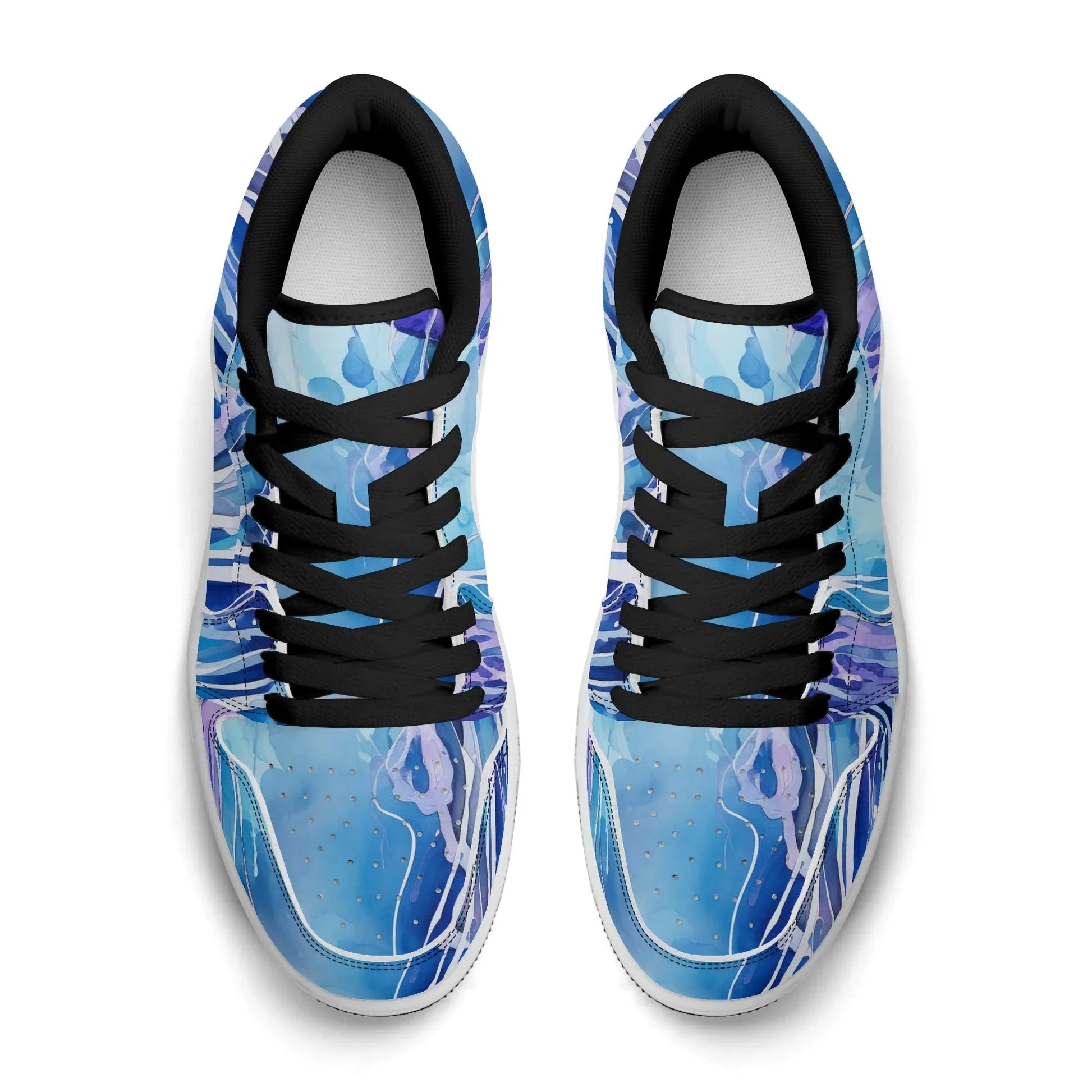 blue-sea-low-top-leder-sneaker-fur-damen-sneaker-jlr-design-35218 - JLR Design