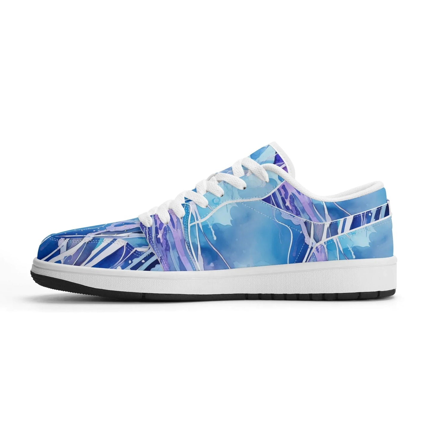 blue-sea-low-top-leder-sneaker-fur-damen-sneaker-jlr-design-89306 - JLR Design