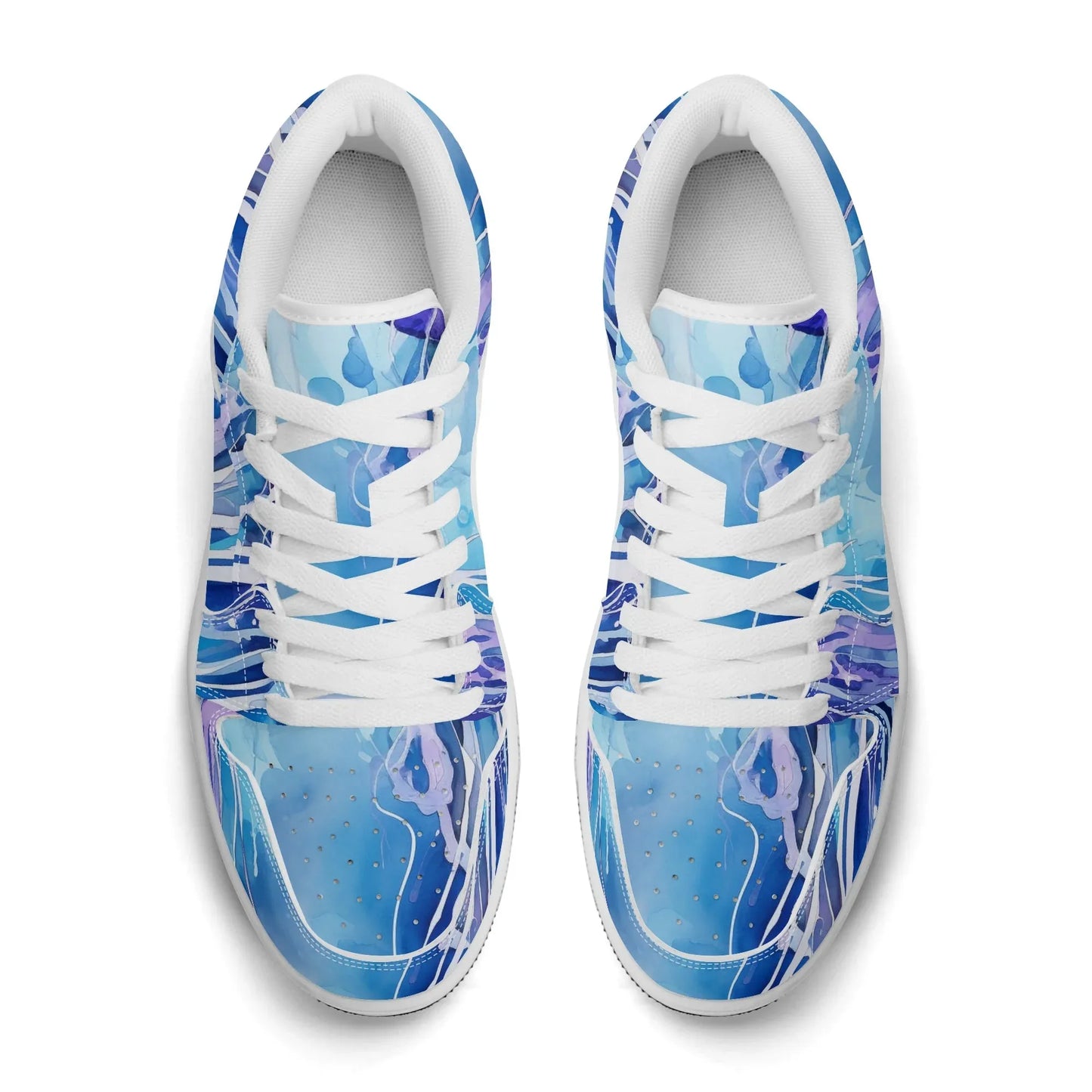 blue-sea-low-top-leder-sneaker-fur-damen-sneaker-jlr-design-24010 - JLR Design