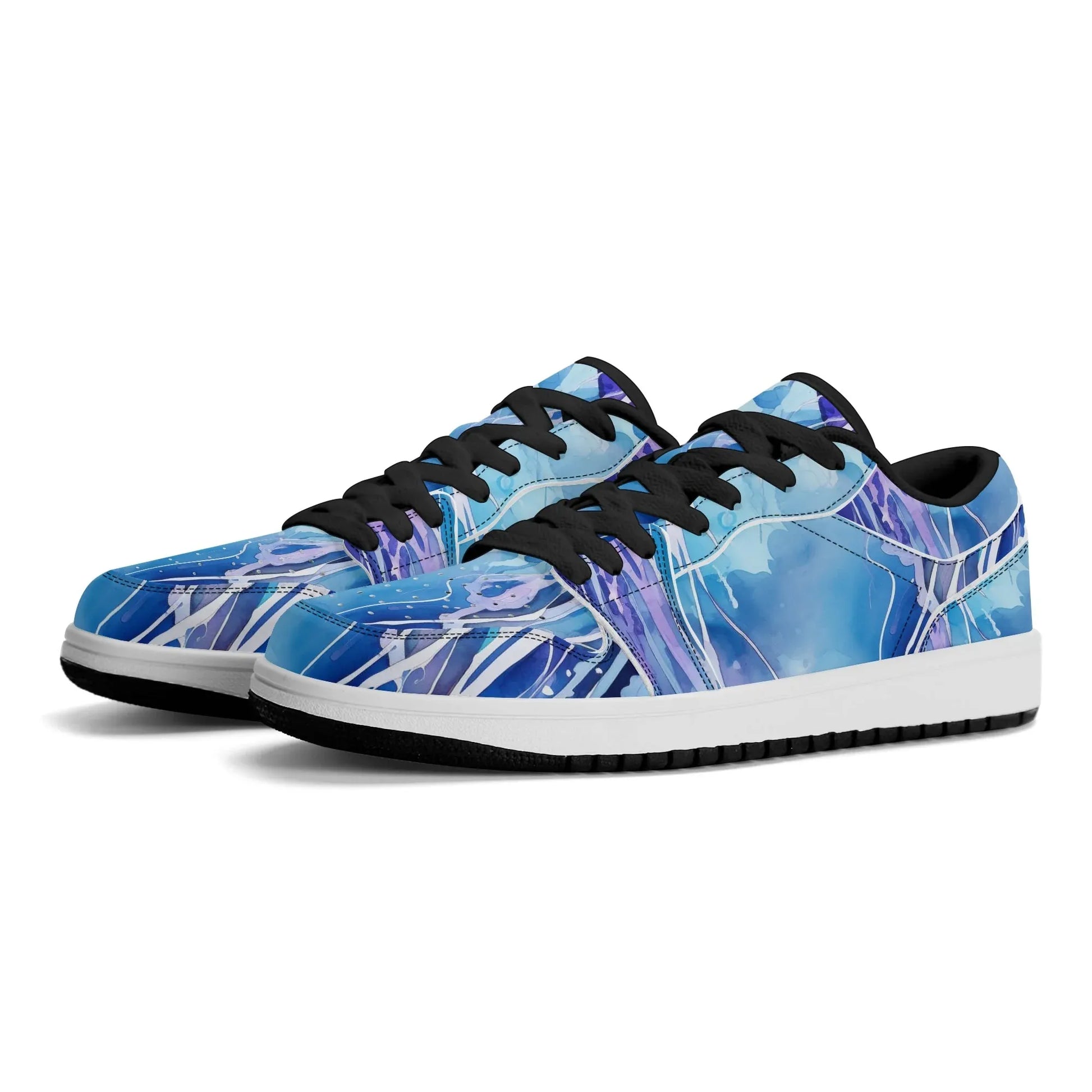 blue-sea-low-top-leder-sneaker-fur-damen-sneaker-jlr-design-63330 - JLR Design