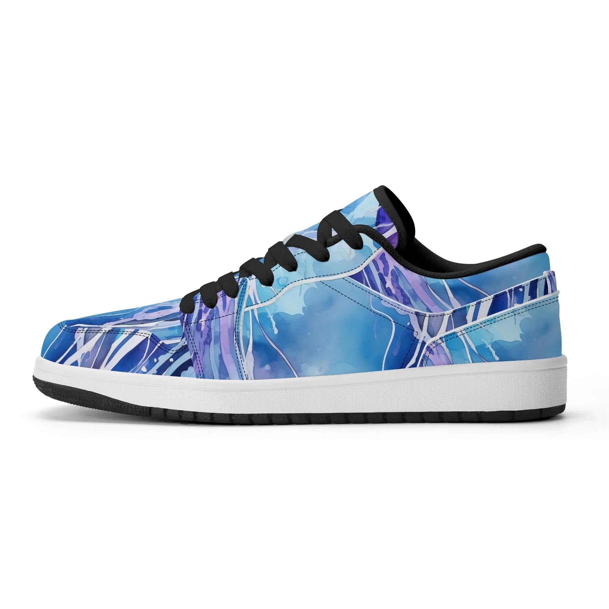 blue-sea-low-top-leder-sneaker-fur-damen-sneaker-jlr-design-55632 - JLR Design