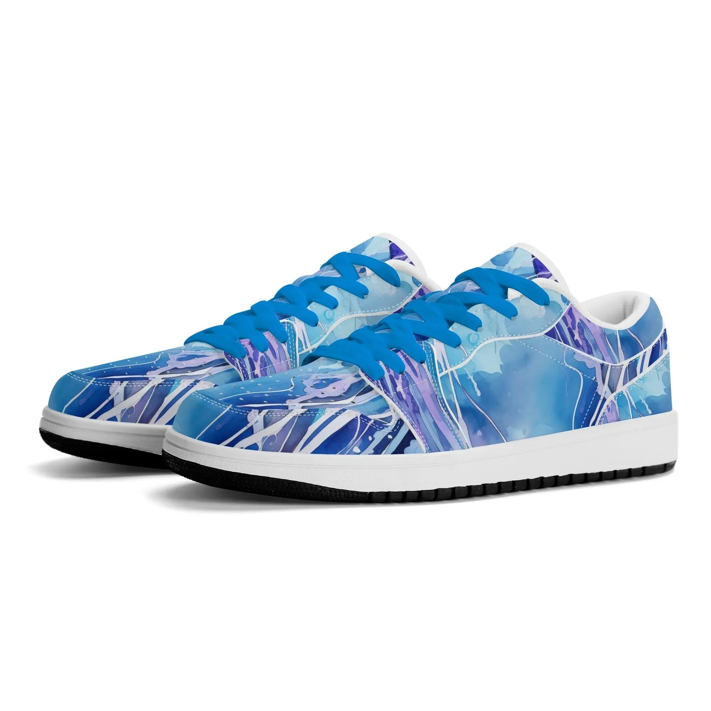 blue-sea-low-top-leder-sneaker-fur-herren-sneaker-jlr-design-37381 - JLR Design