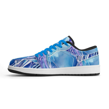 blue-sea-low-top-leder-sneaker-fur-herren-sneaker-jlr-design-15696 - JLR Design