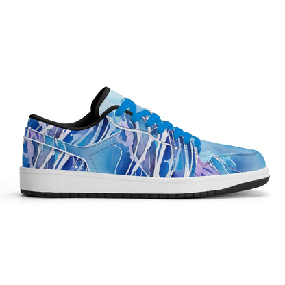 blue-sea-low-top-leder-sneaker-fur-herren-sneaker-jlr-design-25063 - JLR Design