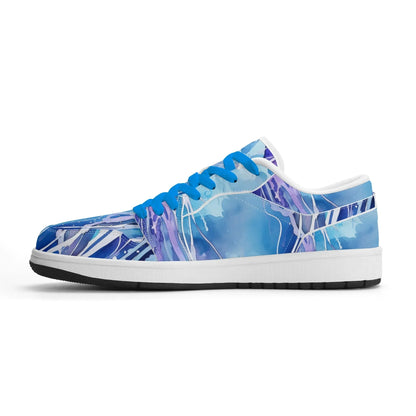 blue-sea-low-top-leder-sneaker-fur-herren-sneaker-jlr-design-81760 - JLR Design
