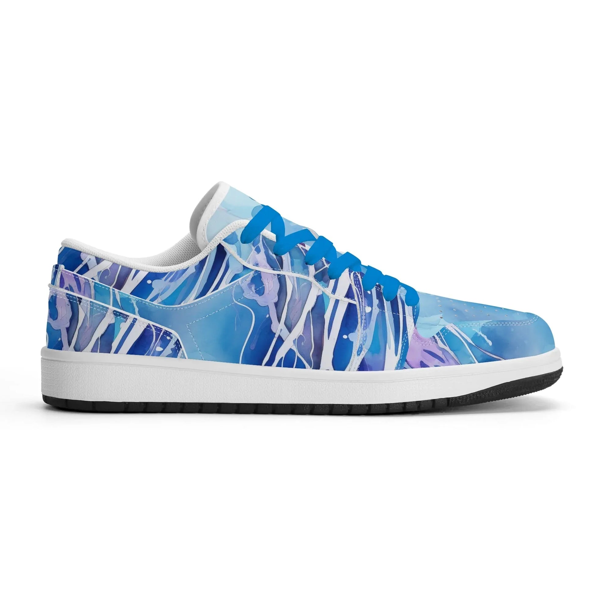 blue-sea-low-top-leder-sneaker-fur-herren-sneaker-jlr-design-43077 - JLR Design