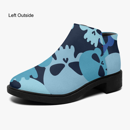 Blue Skull elegante Reißverschluss-Stiefeletten Stiefeletten JLR Design