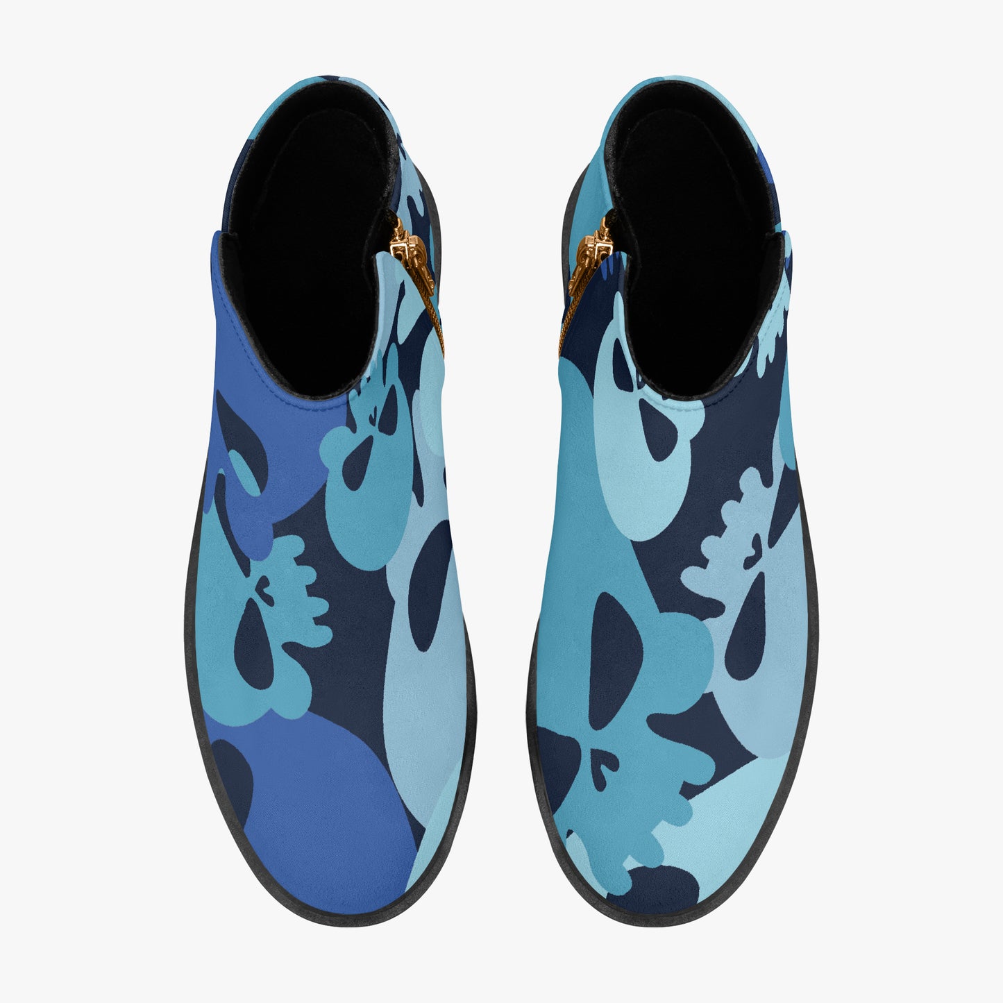 Blue Skull elegante Reißverschluss-Stiefeletten Stiefeletten JLR Design