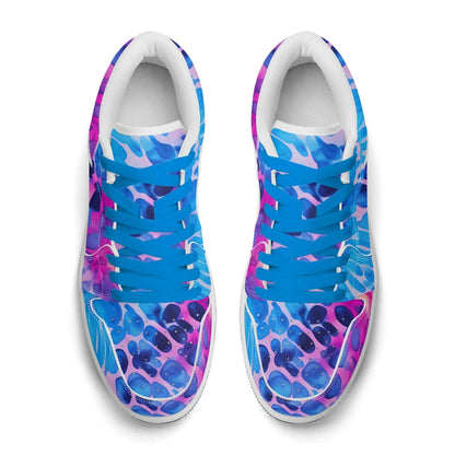 blue-splash-low-top-leder-sneaker-fur-herren-sneaker-jlr-design-22061 - JLR Design