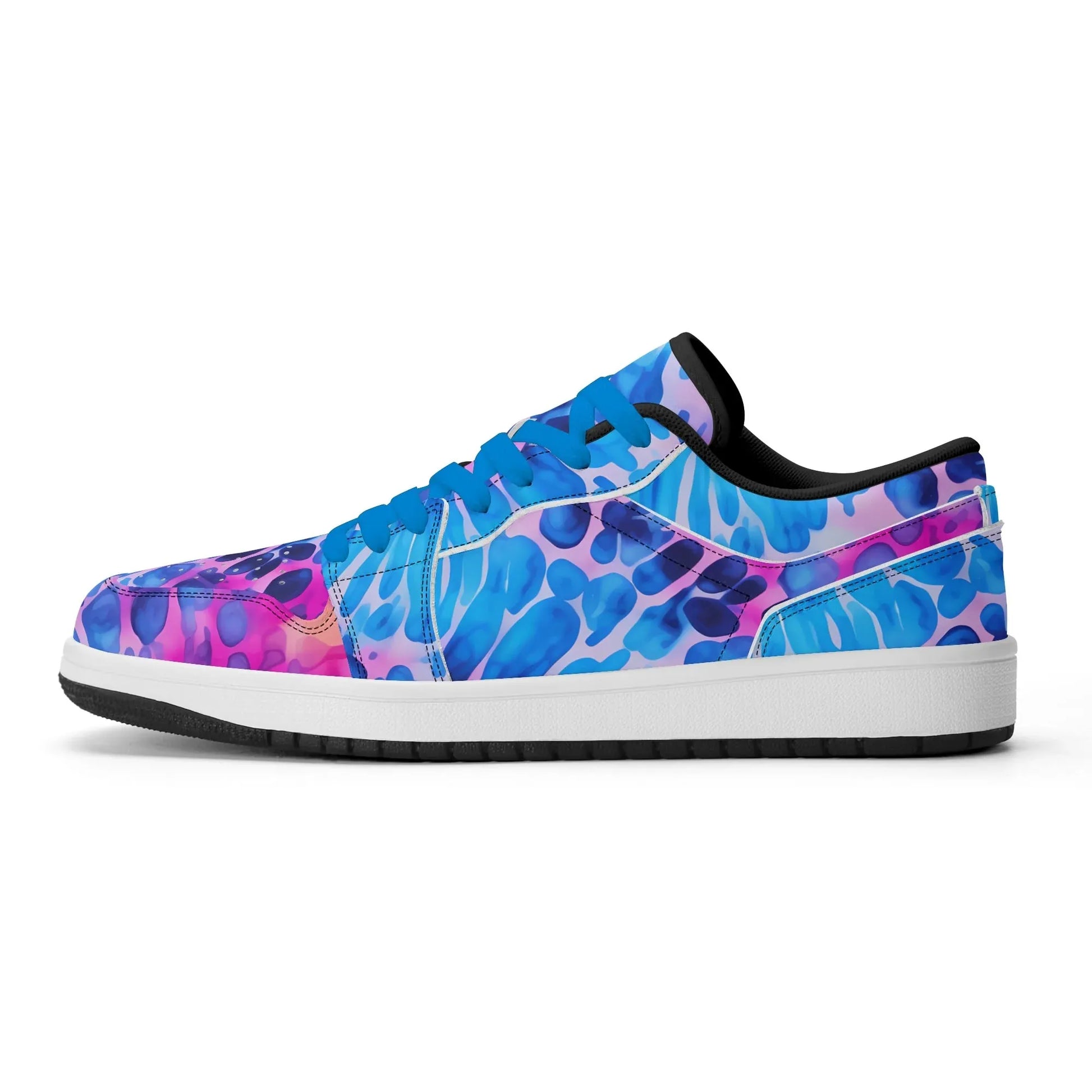 blue-splash-low-top-leder-sneaker-fur-herren-sneaker-jlr-design-20485 - JLR Design