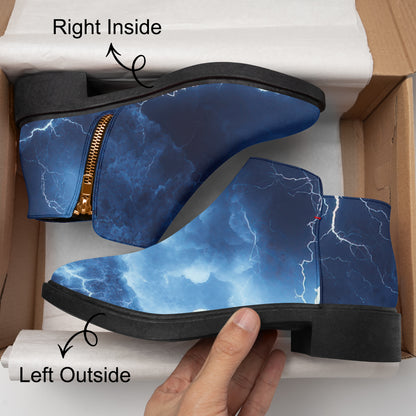 Blue Thunder elegante Reißverschluss-Stiefeletten Stiefeletten JLR Design