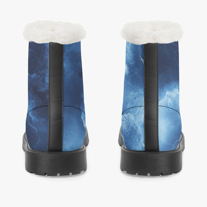 Blue Thunder Faux Fur Leder Boots Boots JLR Design