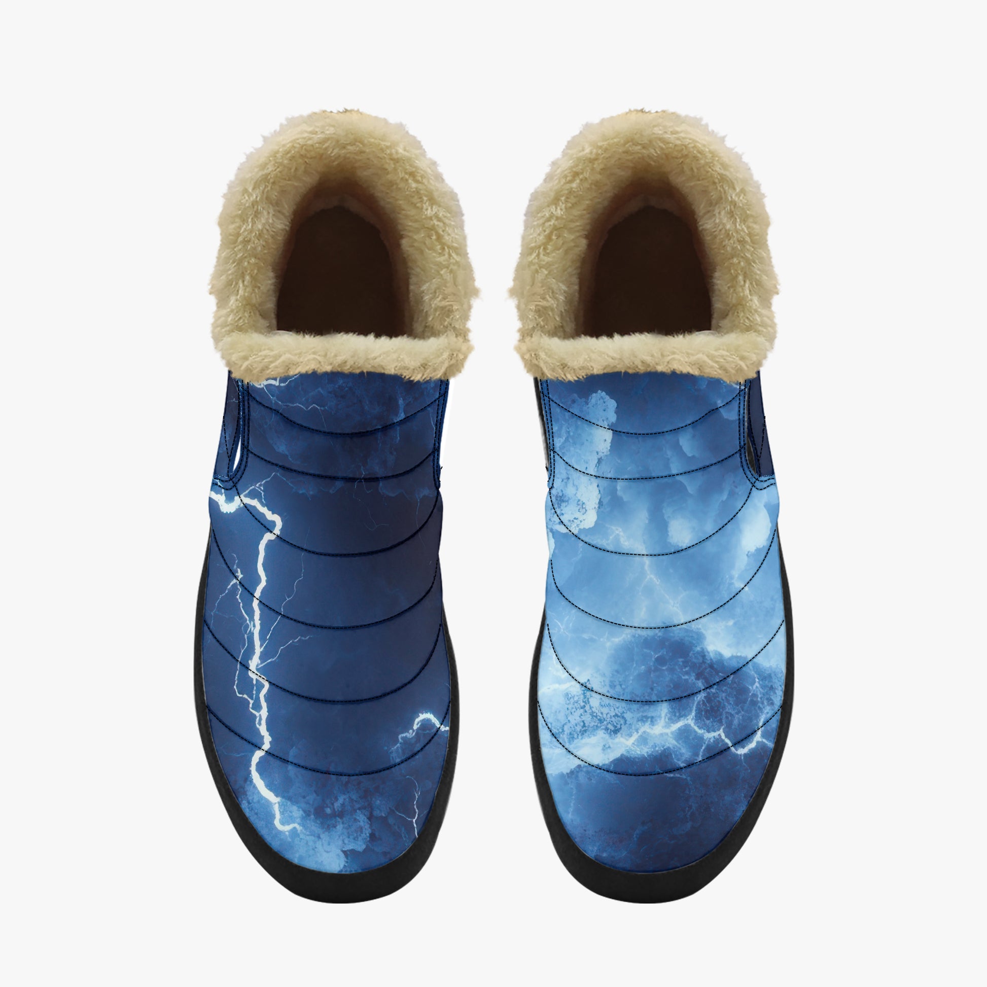 Blue Thunder Faux Fur Slipper Slipper JLR Design