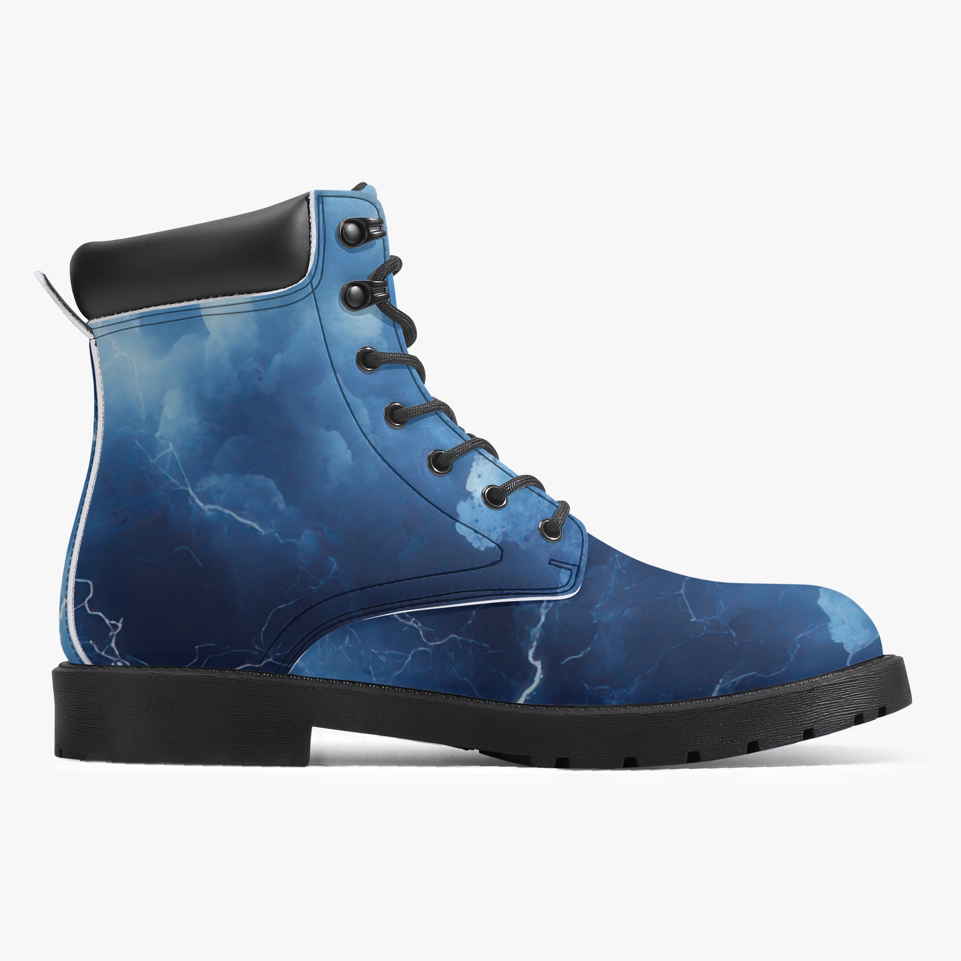 Blue Thunder Leder Boots | Stylische und Warme Winterstiefel Boots JLR Design