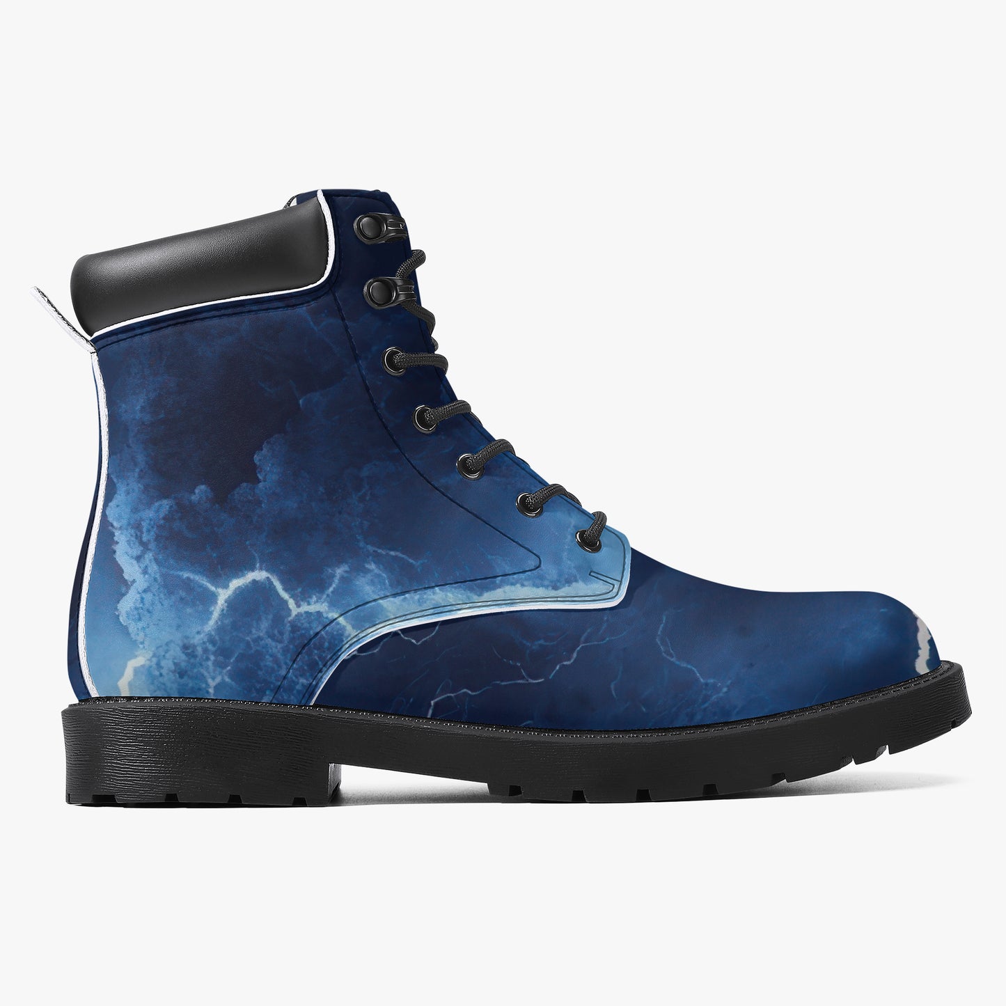 Blue Thunder Leder Boots | Stylische und Warme Winterstiefel Boots JLR Design